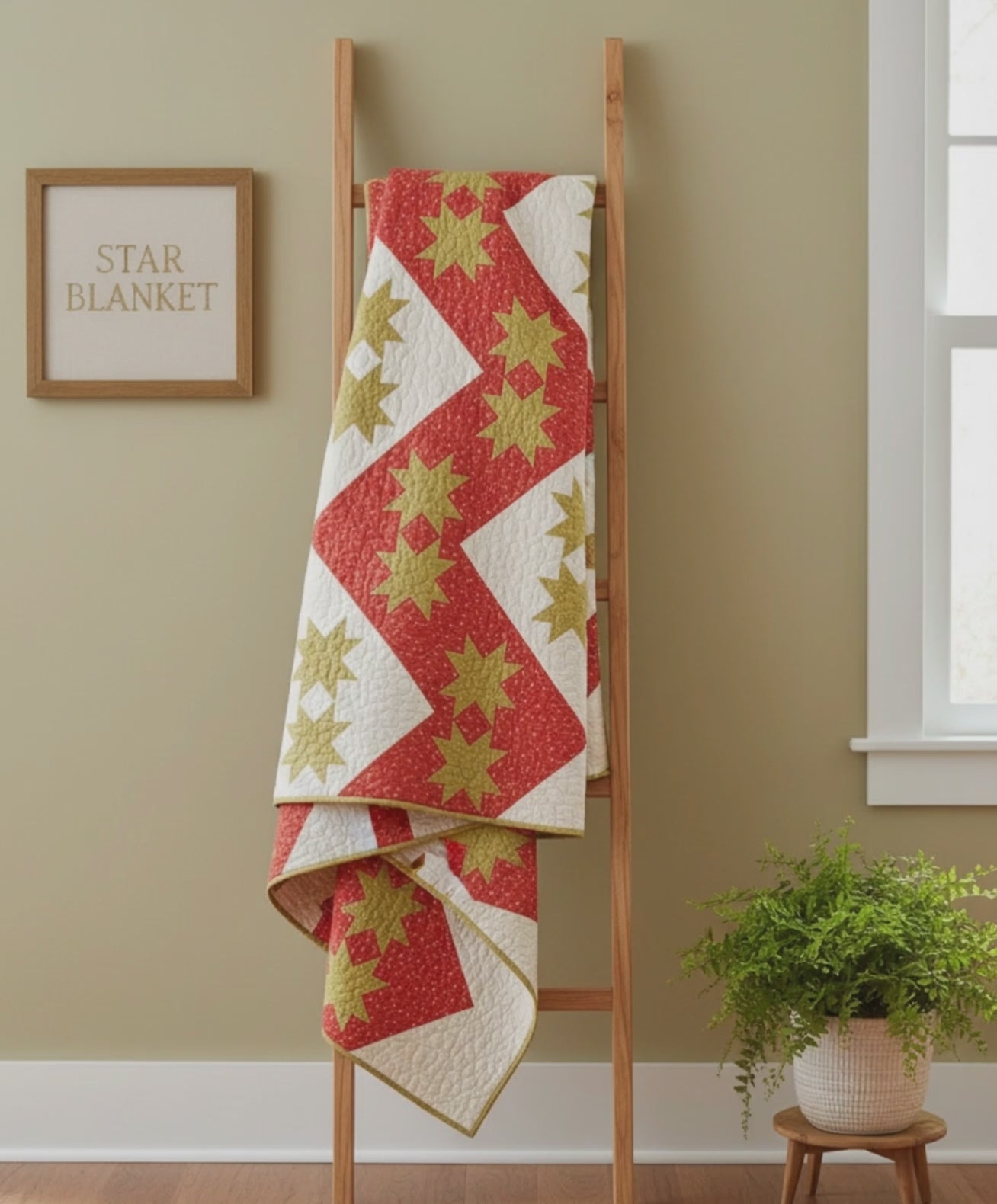 Twinkling Star Path Quilt Pattern